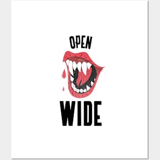 Open Wide Posters and Art